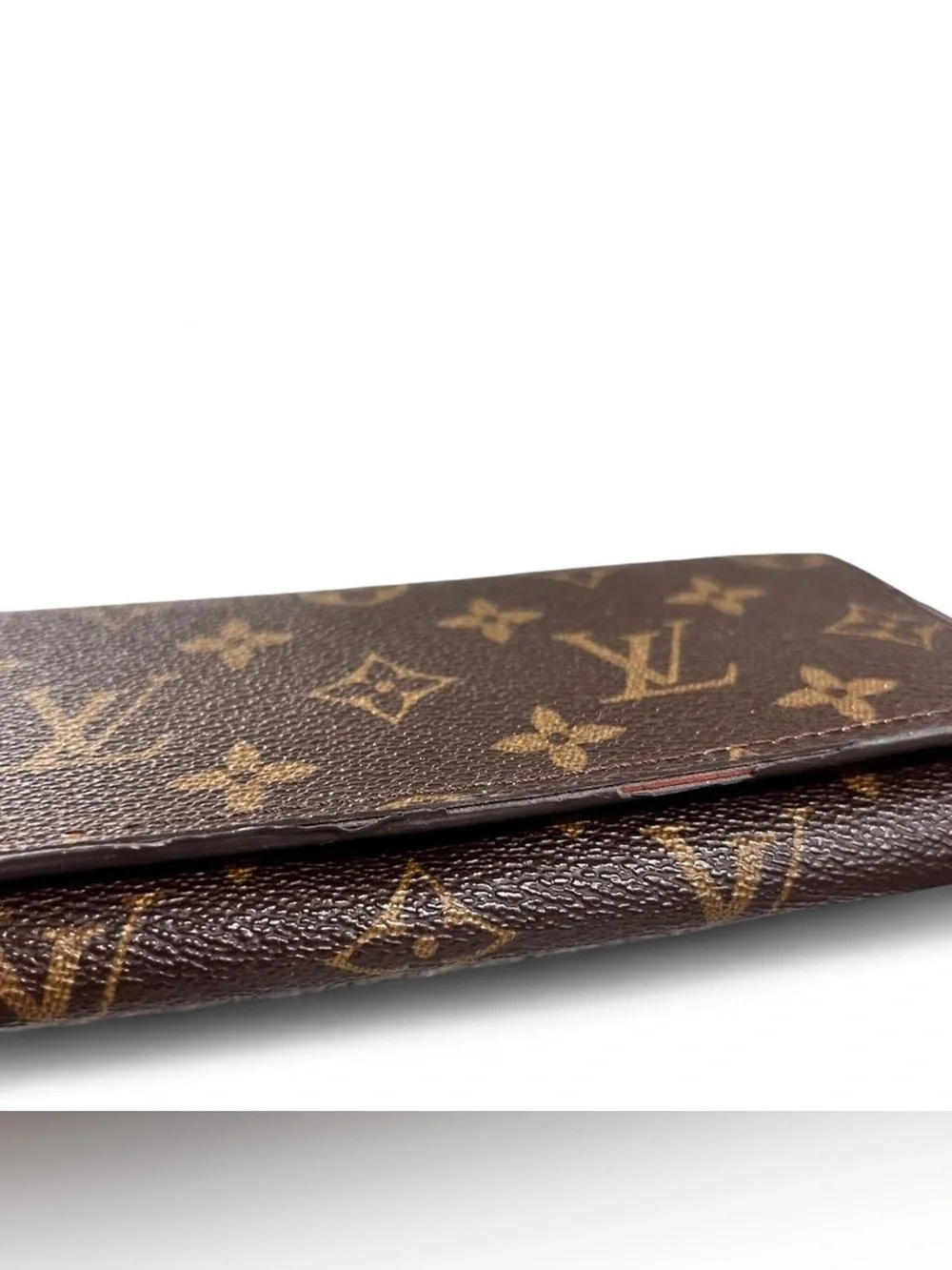 Louis Vuitton Monogram Canvas Card Holder Wallet in Brown and Tan